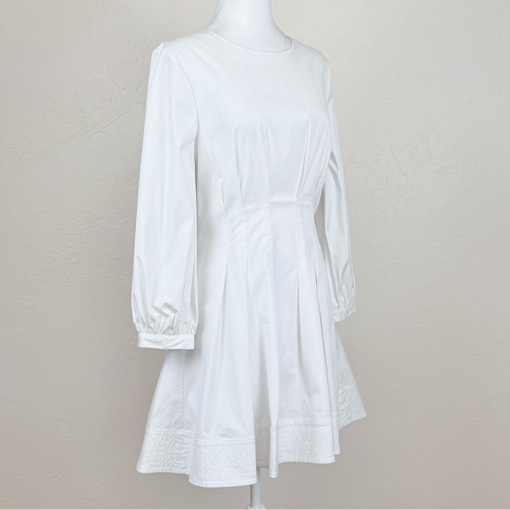 Veronica Beard Torres Corset-Waist Dress White Size 8 $498 MSRP - Picture 10 of 16